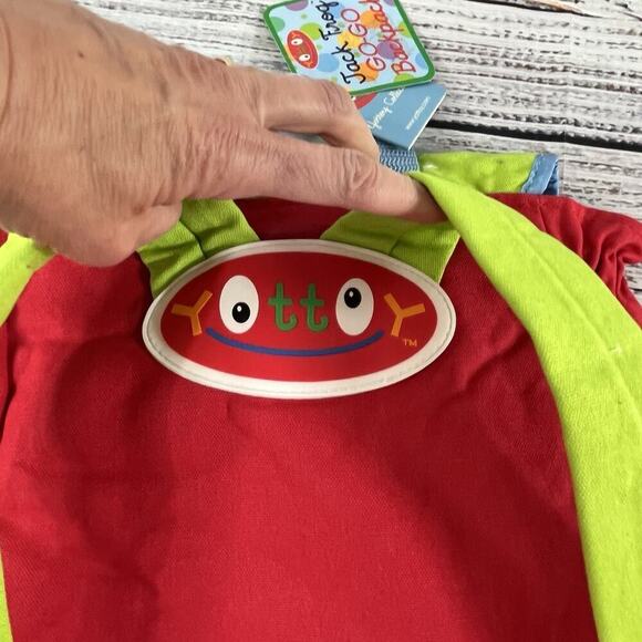 Yottoy Jack Frog Go Go Red Blue Green Back Pack Primary Colors Toddler Pockets - Picture 10 of 12